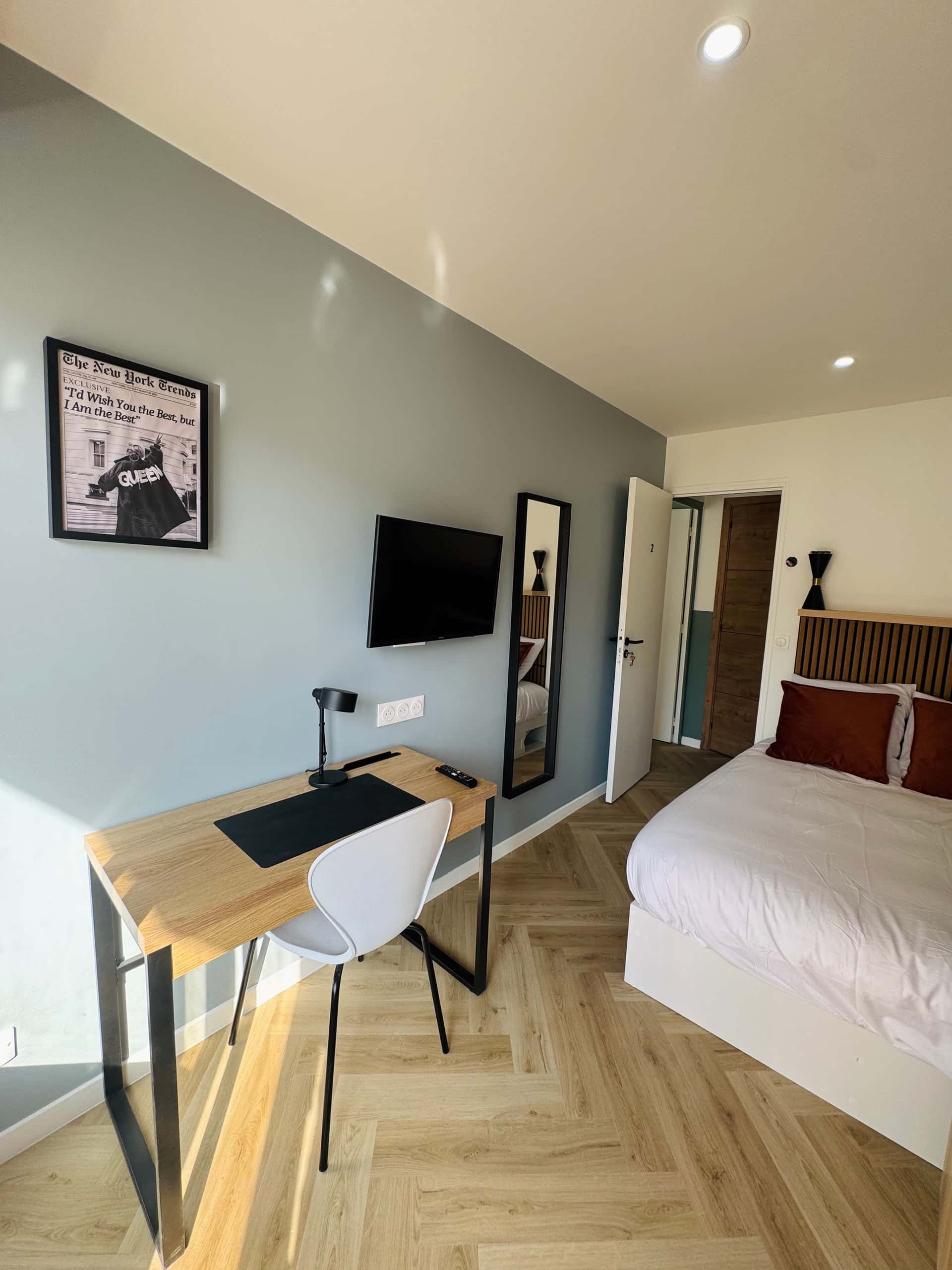 Chambre dans colocation rénovée –Plein centre d'Annemasse