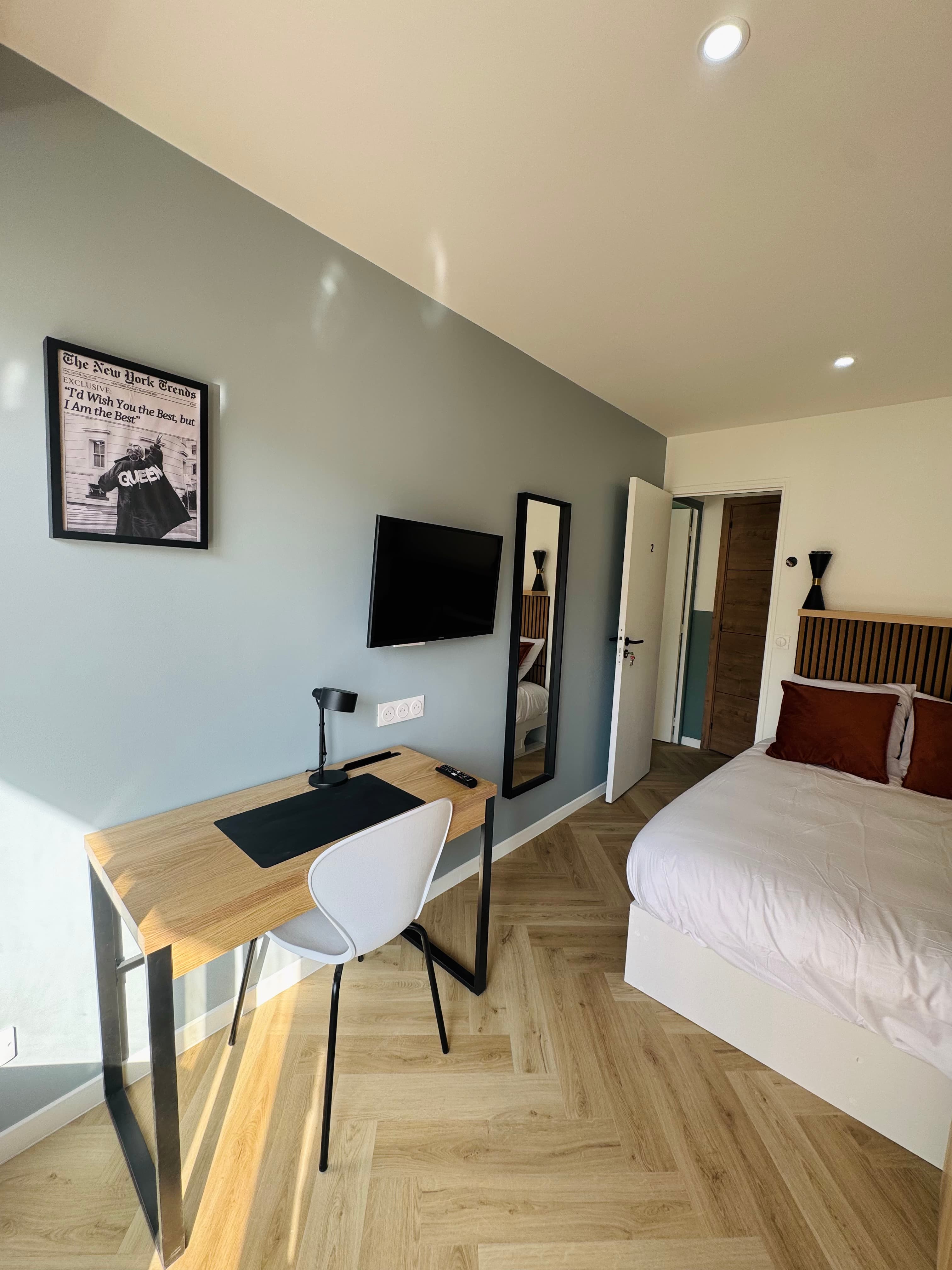 Chambre dans colocation rénovée –Plein centre d'Annemasse
