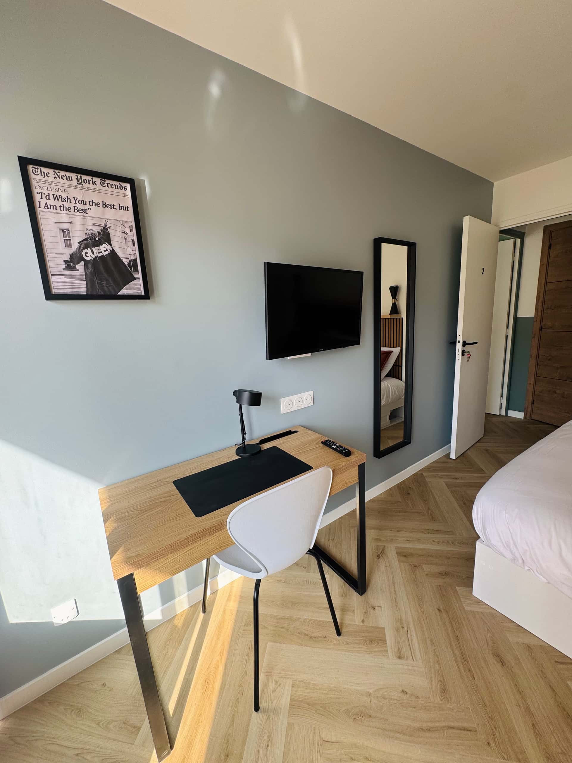 Chambre dans colocation rénovée –Plein centre d'Annemasse