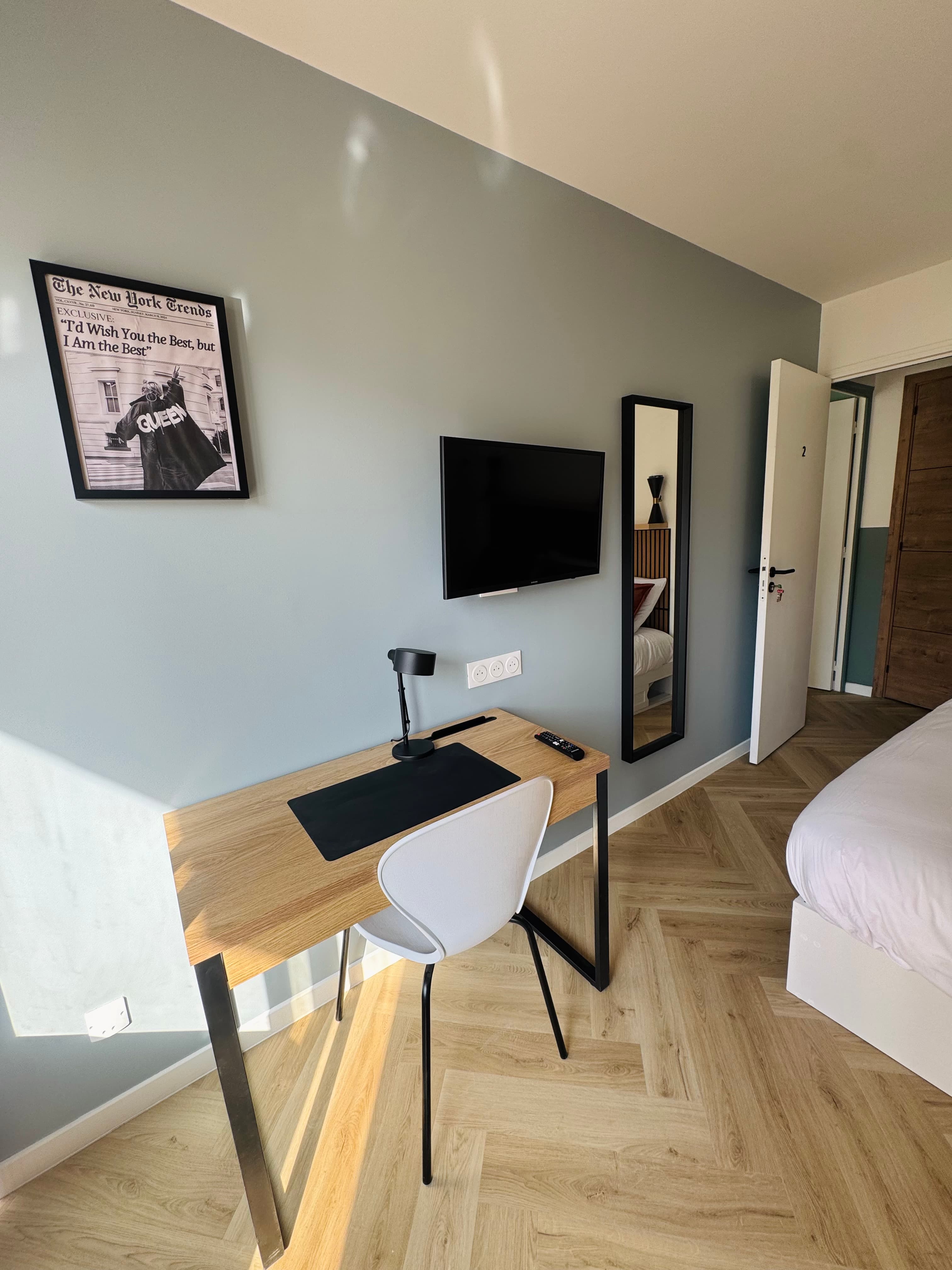 Chambre dans colocation rénovée –Plein centre d'Annemasse